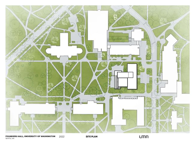 Site plan. Image credit: LMN Architects