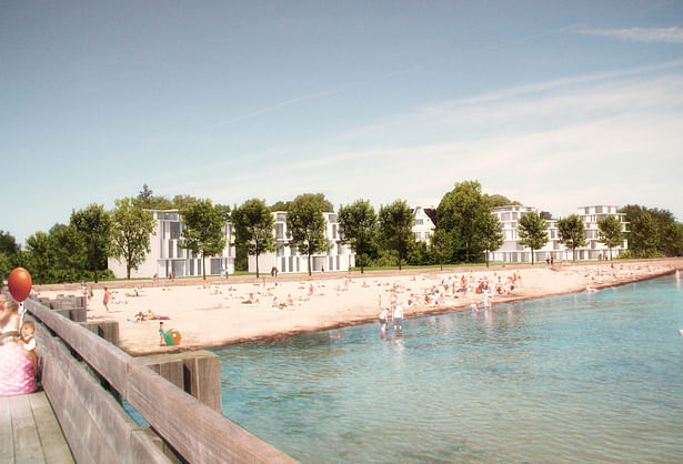 Strandpromenaden Urban Villas by schmidt hammer lassen architects
