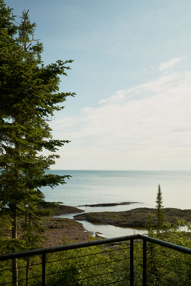 The house is the perfect setting to observe the calm as well as the storms of Lake Superior. Photos by Kes Efstathiou