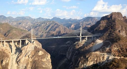 The Baluarte Bridge is now the world's tallest cable-stayed bridge.