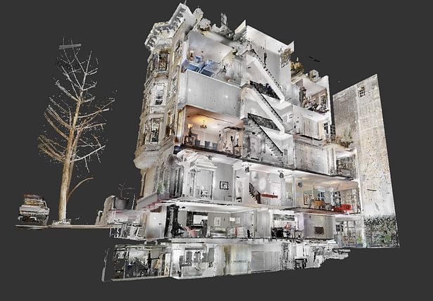 Laser Scanning - Townhouse 008-02 - Line Design LLC © 