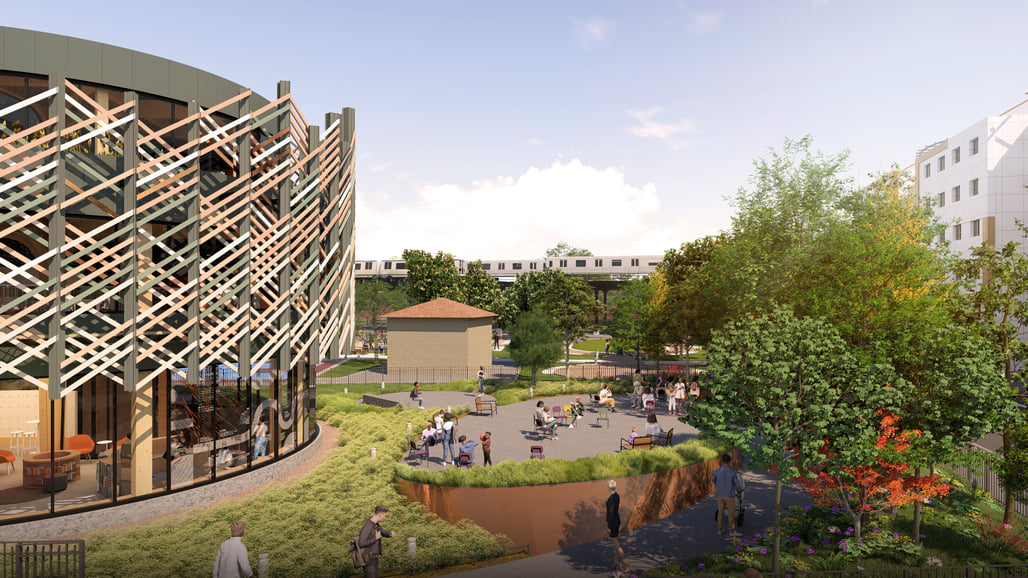 Plans for restorative New Lots Library are unveiled in Brooklyn | News ...