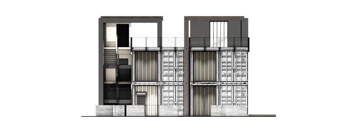 Mixed-Use Commercial Shipping Container | AB design studio, inc ...