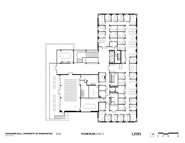 Level 5 floor plan. Image credit: LMN Architects