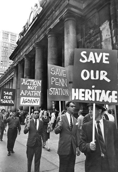50 Years Ago, Sharply Dressed Protesters Stood Up for a Train Station ...