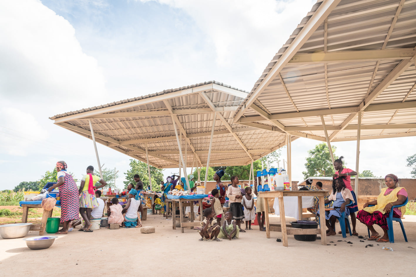Community-built market completed in northern Ghana by [a]FA | News ...