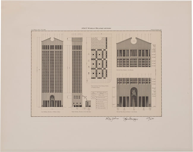 Philip Johnson and John Burgee AT&T by ZHA Photo © Hufton + CrowHeadquarters, 1984 Lithograph