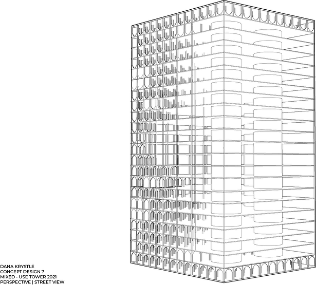Mixed-Use Tower 2021_Perspective 