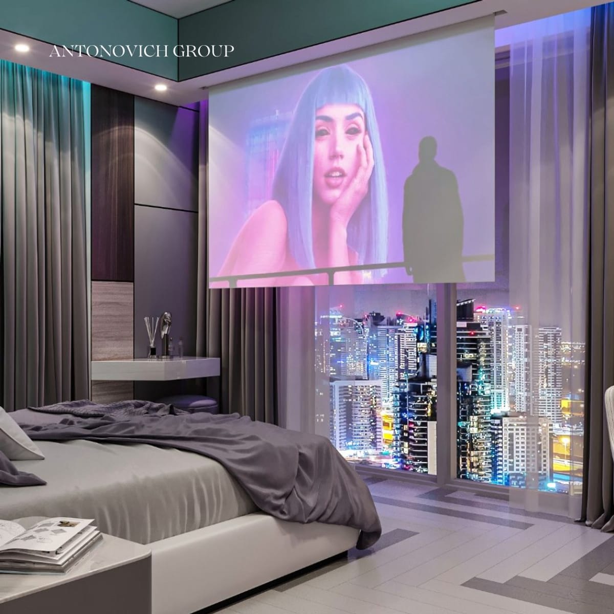 Gallery Detail: Futuristic Bedroom Interior Design Solution