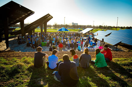 Pictured: Solar Strand by Hood Design Studio, winner of the University at Buffalo Solar Park Competition. Photo: Douglas Levere.