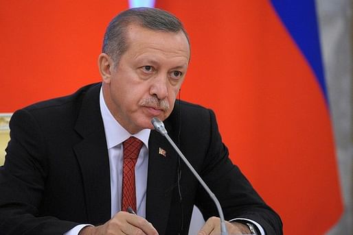 The Turkish Prime Minister Recep Tayyip Erdogan. Image via wikimedia.org