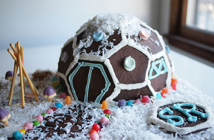 SR Gingerbread Geodesic Dome Kit; Photo courtesy of Scout Regalia