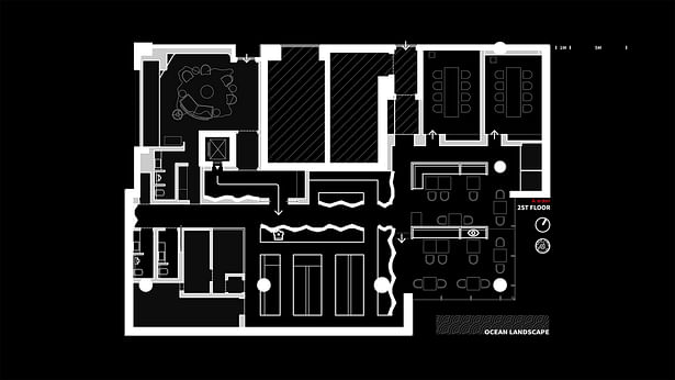 layout of Affinité（2nd floor）