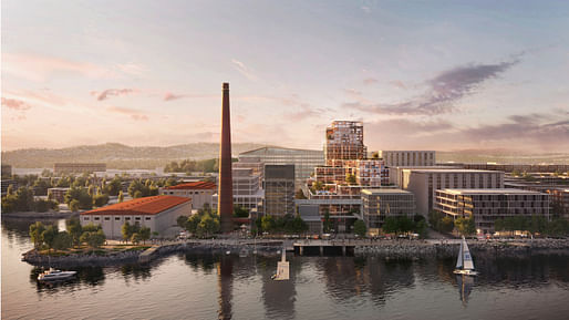 Foster + Partners designed two residential-led mixed-use buildings at the heart of the Potrero Power Station Mixed-Use Project in San Francisco. All Images: Foster + Partners