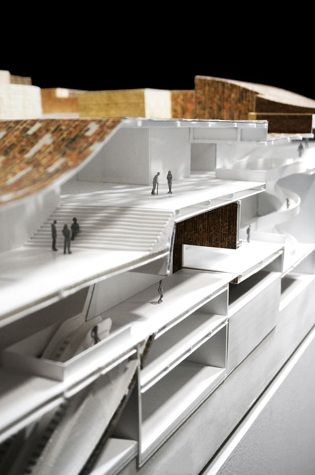 Final Sectional Model (Scale: 1'-0'=1/8'), Close-up