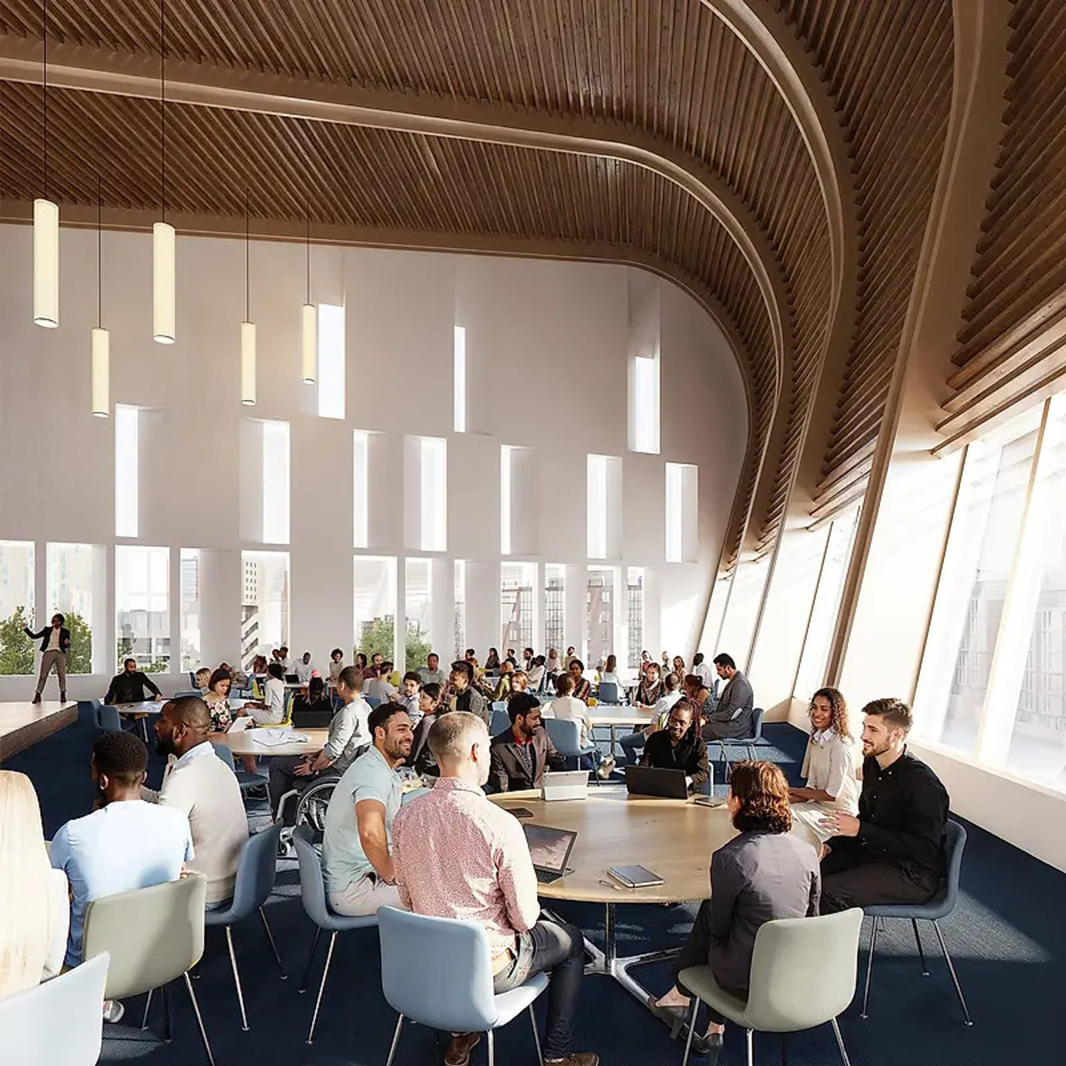 KPF presents Detroit's new University of Michigan Center for Innovation ...