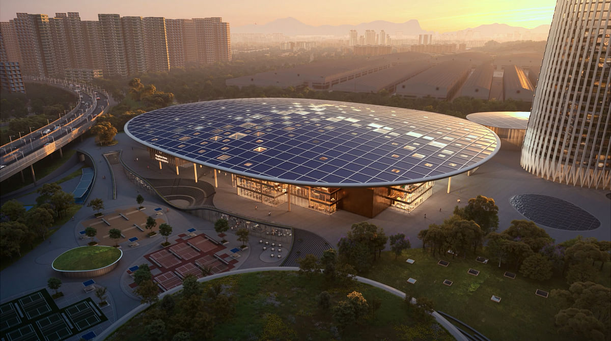 MVRDV hits the 'Sweet Spot' to win National Badminton Training Centre competition in Shenzhen