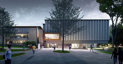 Future main entrance to the Art Museum. Image: Adjaye Associates