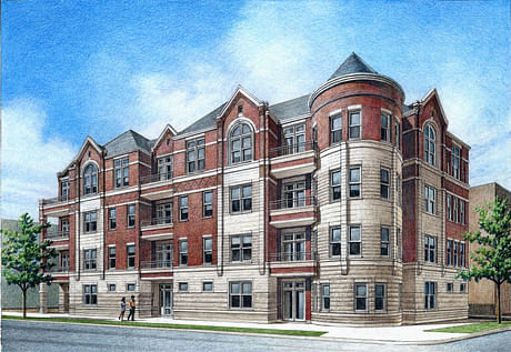 Twelve unit condo building at Drexel and 40th st., Chicago