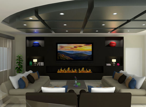 TV.Lounge with Media Wall (1st Floor)