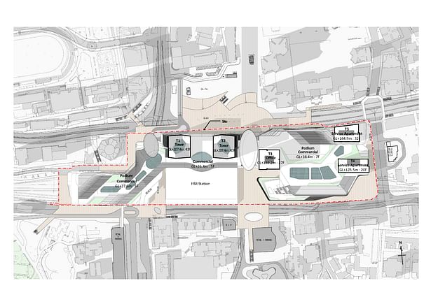 Site Plan ©Nikken Sekkei Ltd