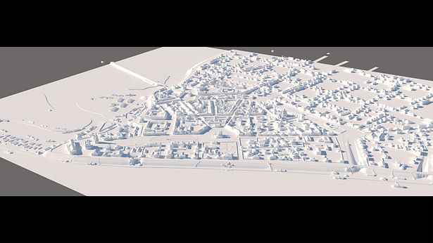 3D model: city of XIX century