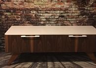 Walnut Credenza 