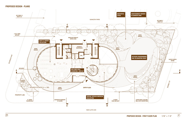 Plans for restorative New Lots Library are unveiled in Brooklyn ...