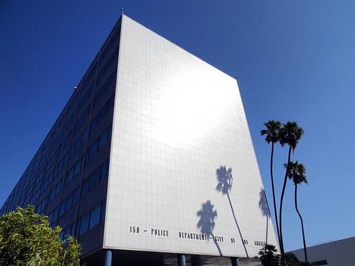 Parker Center, the former headquarters of the LAPD. Photo via