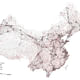 China urban network (City + Town). Image credit and courtesy of Dingliang Yang.