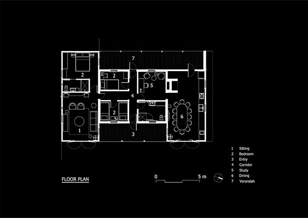 ARCHITECTURE INTERIOR - MAIN HOUSE FURNITURE LAYOUT