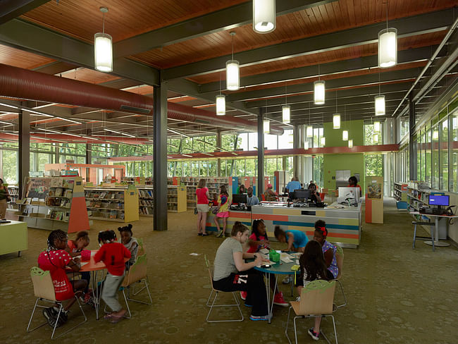 Hillary Rodham Clinton Children's Library and Learning Center; Little Rock, AR by Polk Stanley Wilcox Architects. Photo © Timothy Hursley