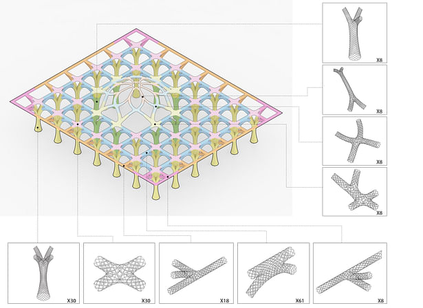 Structure System of the DiaMosque_AntiStatics Architecture