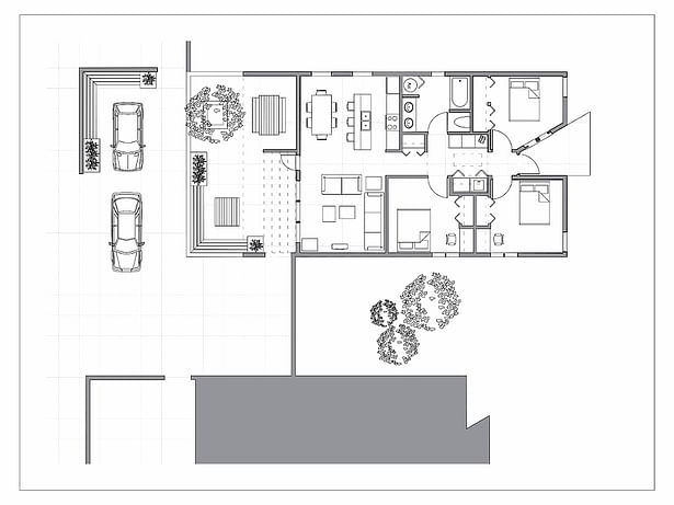 PatioHouse Plan