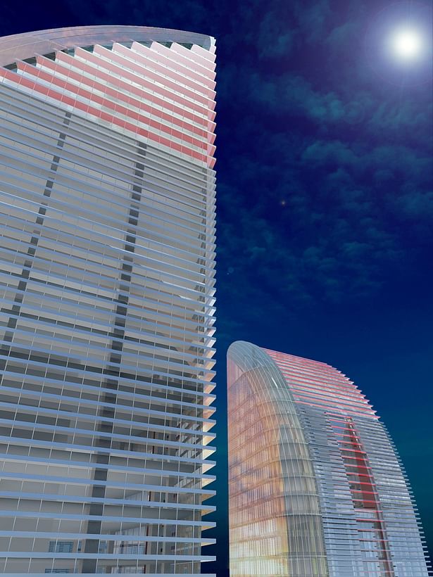 Greenland Yinchuan Super Tall Project, rendering by John Portman & Associates