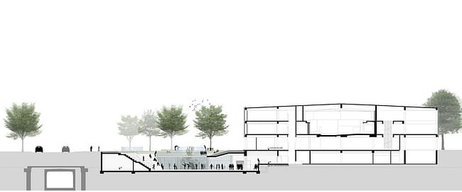 Longitudinal section (Illustration: Henning Larsen Architects)