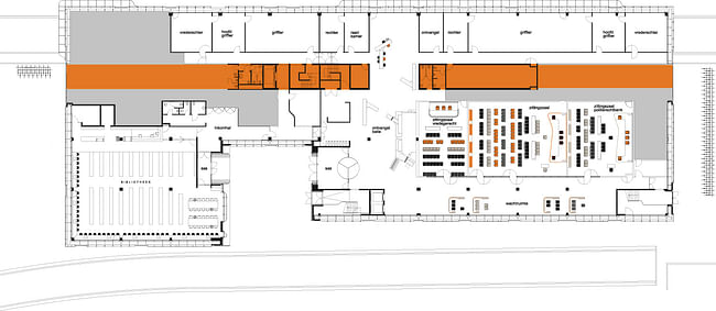 Floor plan 0. Image courtesy of J. MAYER H. Architects