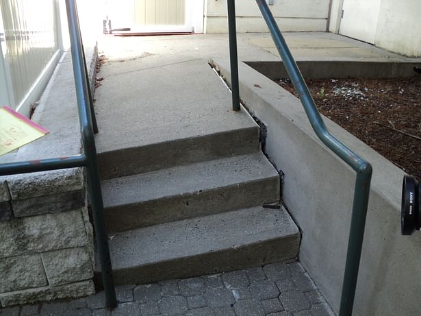 Access stairs before work