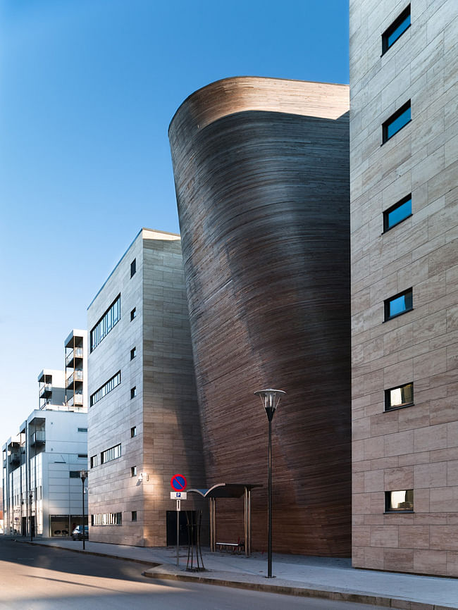 VÅGEN High School and SANDNES Culture Academy in Sandnes, Norway by Link Arkitektur; Photo: Hundven-Clements Photography