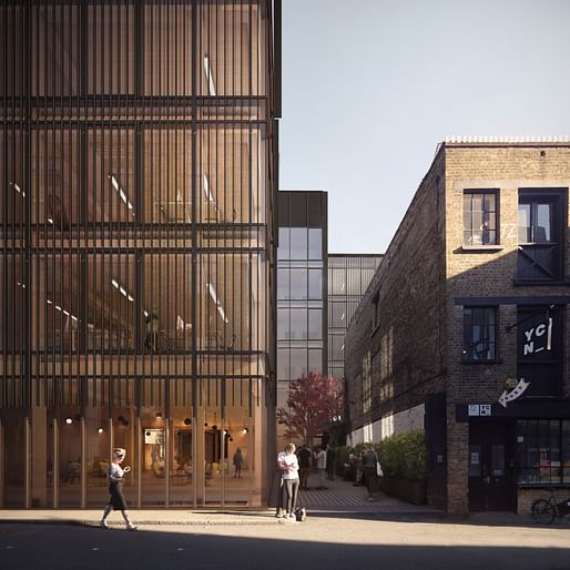 The Black & White Building, London, UK by Waugh Thistleton Architects for The Office Group