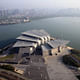 Birdview with the main entrance plaza in the foreground and Wuli Lake in the background (Photo: Pan Weijun)