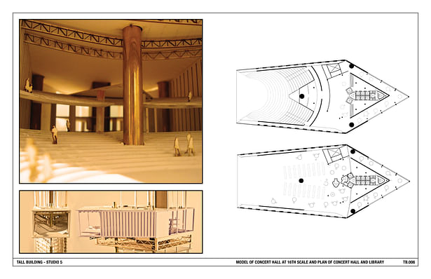 Model and Plan of Concert Hall