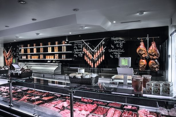 The butchery displays a new and bright design.