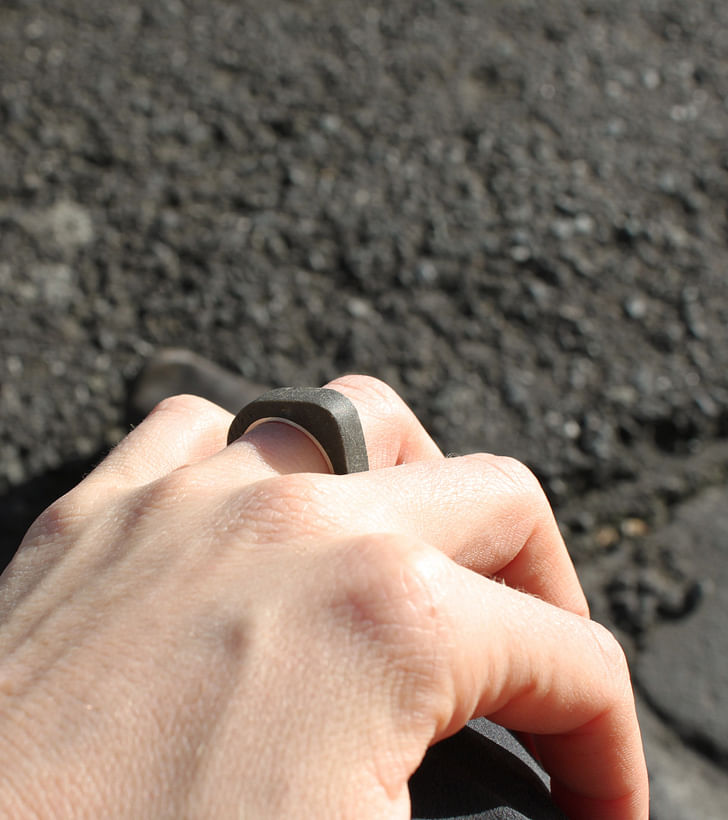'Minimal 1' Concept Concrete Ring by Architact Collective. Photo courtesy of Linda Bennett.
