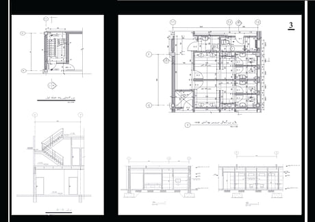 LAYOUT STAIRS AND W.C 