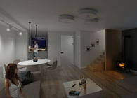Interior visualizations - Single-family house