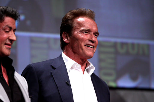 Arnold Schwarzenegger is best known for his roles as the Terminator and as the Governor of California. Credit: Flickr