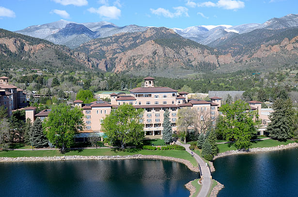 The Broadmoor West Aerial Image