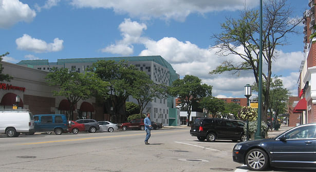 Looking north on Old Woodward Ave