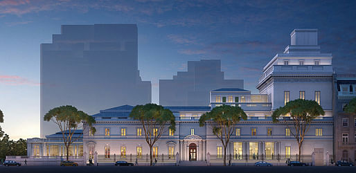 Rendering of the Frick Collection's hotly contested expansion plans by Davis Brody Bond Architects and Planners. (Image courtesy of Neoscape Inc., 2014, via frickfuture.org)
